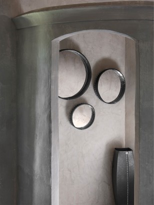 Miroir moyen pneu reyclé – Décoration artisanat | Tadé