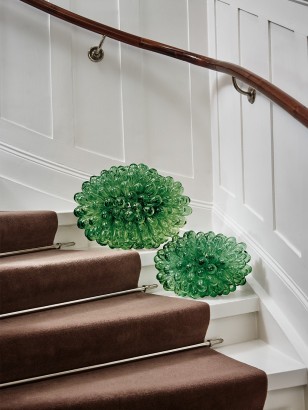 Cluster Lamp Blown Glass - Green Size M | Tadé