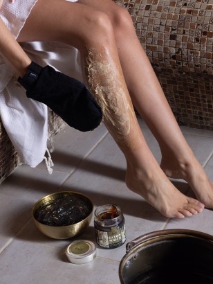 Gant de crêpe exfoliant - accessoire Hammam | Tadé