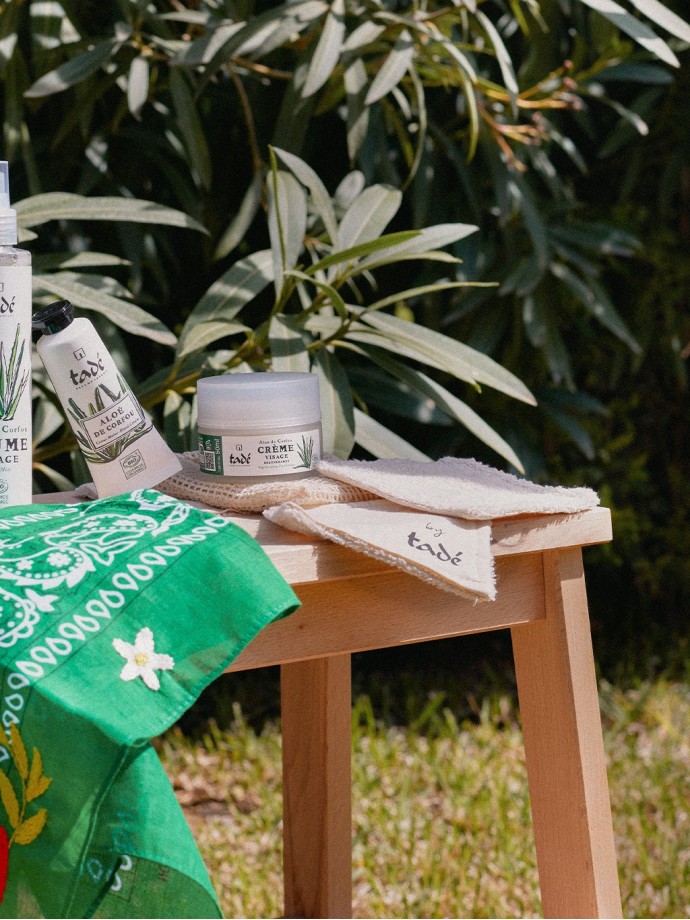 Carré démaquillant lavable – 100% coton bio | Tadé