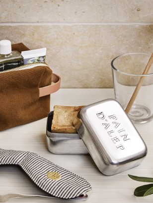 Boîte à savon voyage en aluminium – Paind'Alep | Tadé