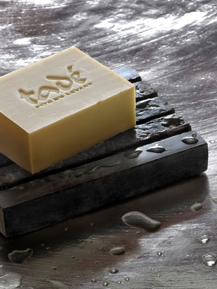 RECTANGLE SOAP DISH · Black soapstone