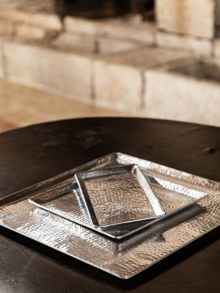 GRAND PLATEAU RECTANGLE · Aluminium argent