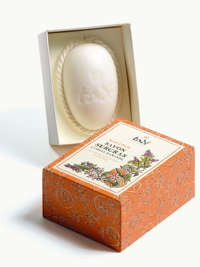 Savon olive amande douce 200g – Néroli et Basilic| Tadé