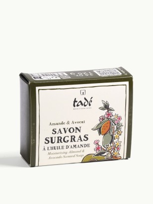 Savonnette parfumée surgras – Amande Avocat | Tadé