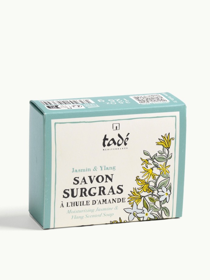 Savonnette parfumée surgras – Jasmin Ylang Ylang | Tadé