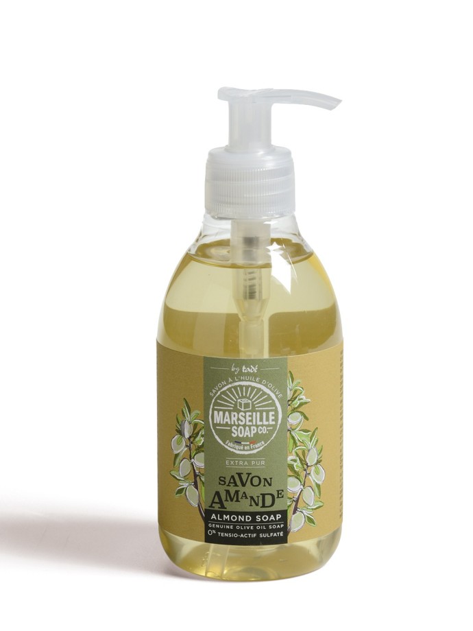 Savon Liquide Marseille Amande 300ml – 98.5% Naturel & Fabriqué en Provence