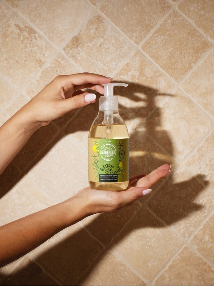 Liquid Marseille Soap Verbena Lemon 300ml - Natural & Made in France
