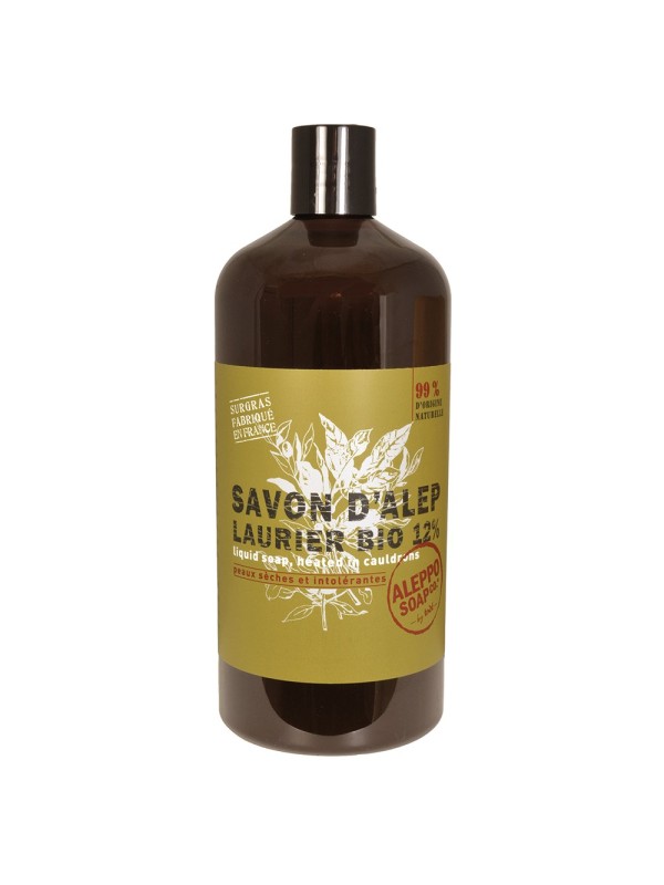 Savon dAlep Liquide 12 Laurier  1 litre