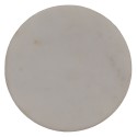 Porte Savon Rond Marbre Blanc