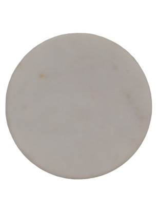Porte Savon Rond Marbre Blanc