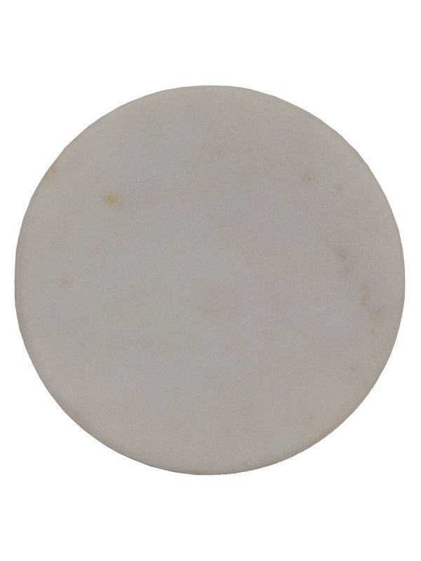 Porte Savon Rond Marbre Blanc