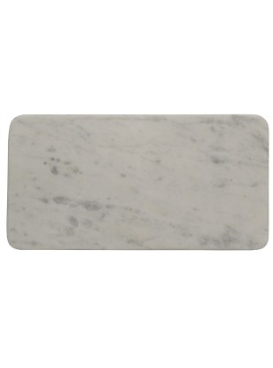Plateau Rectangulaire Marbre Blanc