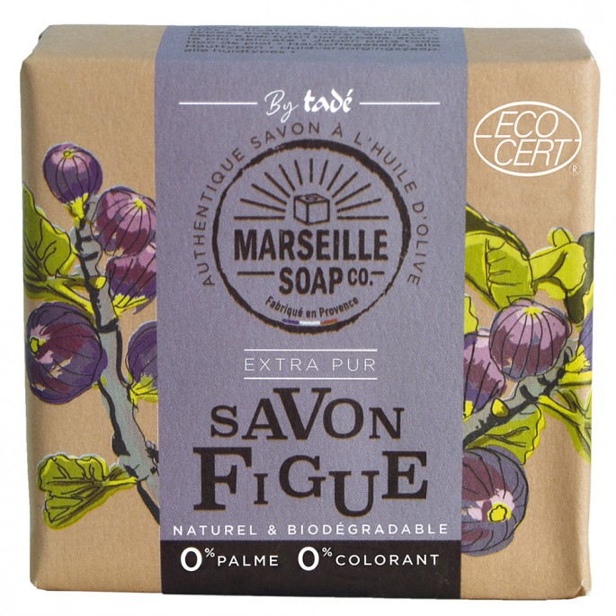 Marseille Soap  Savon Figue certifié COSMOS NAT 