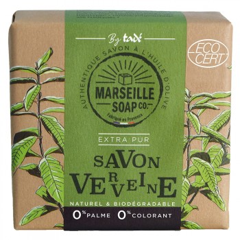 Marseille Soap  Savon Verveine certifié COSMOS NAT