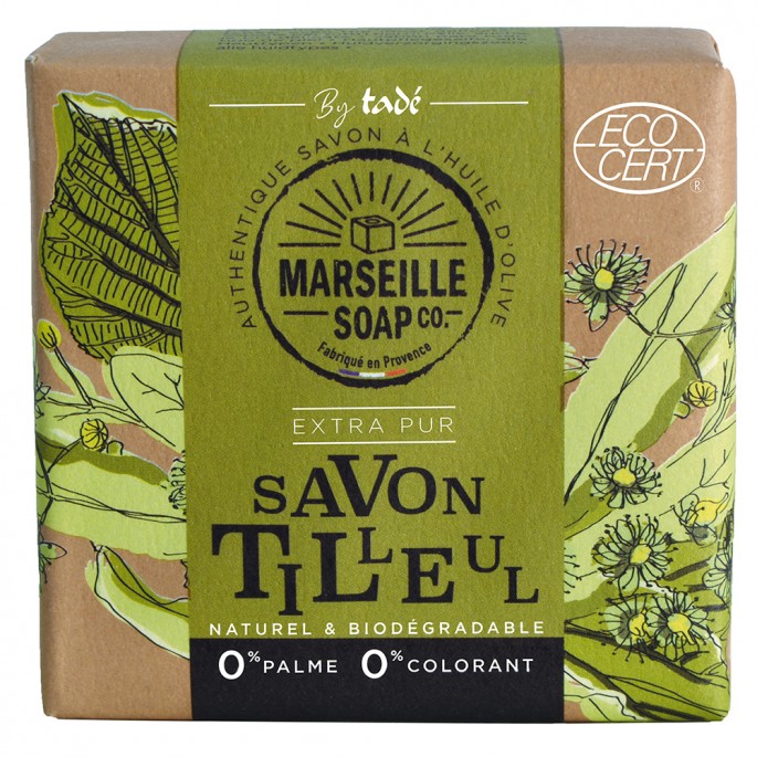 Marseille Soap  Savon Tilleul certifié COSMOS NAT