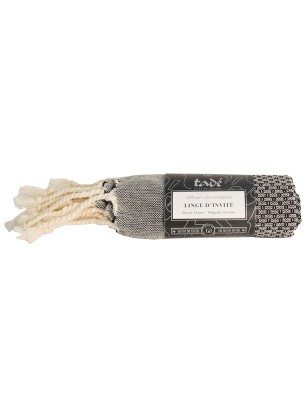 Linge dinvité Noir  Organic Certified