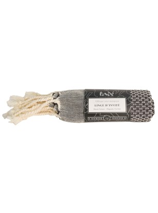 Linge dinvité Noir  Organic Certified