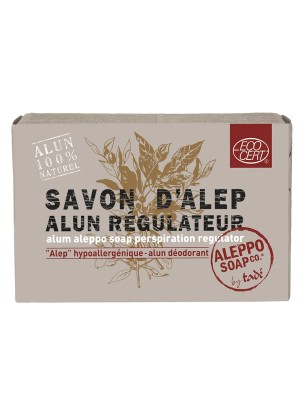 Savon d'Alep Alun Régulateur certifié COSMOS NAT ~~