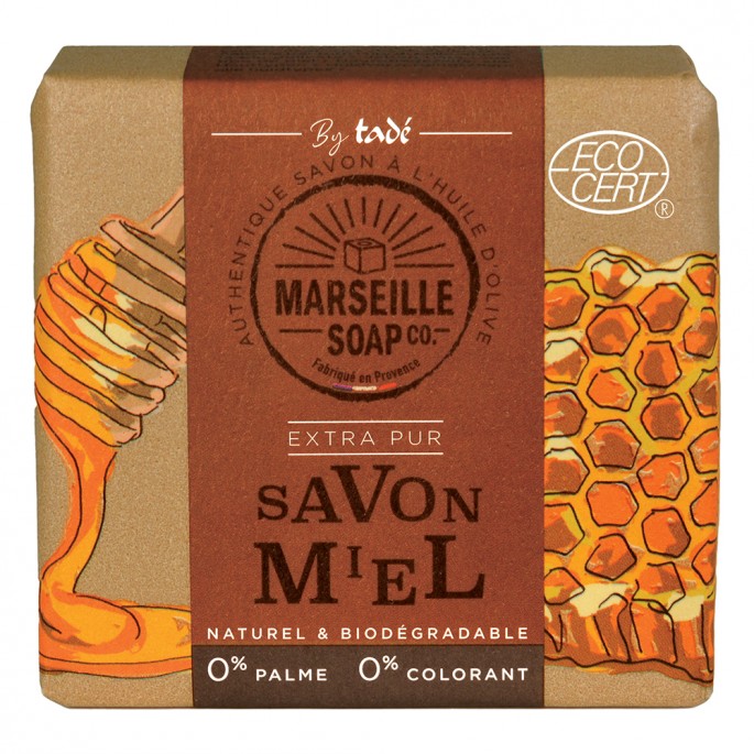 Marseille Soap · Savon Miel certifié COSMOS NAT ~~