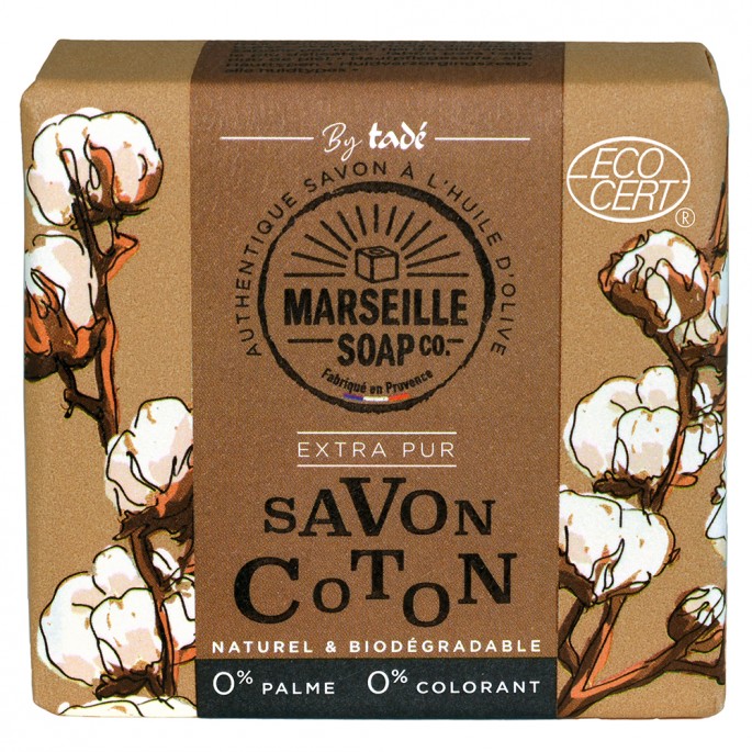 Marseille Soap · Savon Coton certifié COSMOS NAT ~~