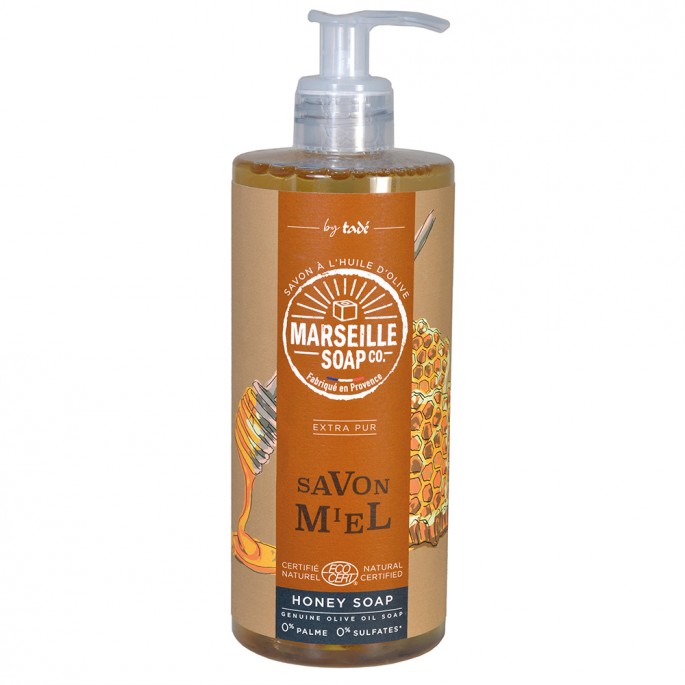Marseille Soap · Savon Liquide Miel certifié ECOCERT - 500ml