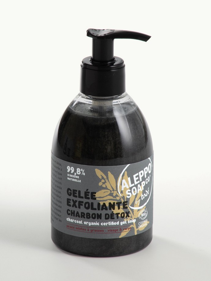 GELÉE EXFOLIANTE · Charbon detox