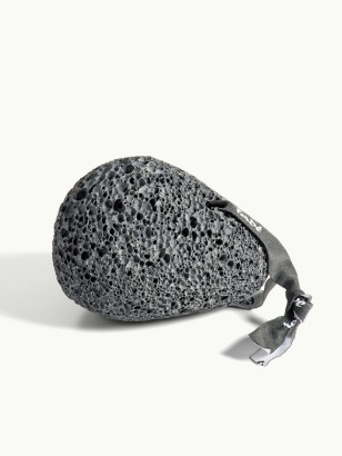 Black pumice stone