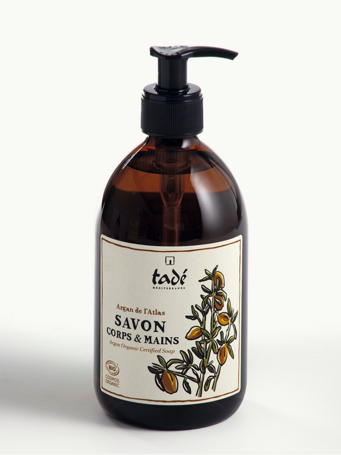 SAVON LIQUIDE CERTIFIÉ BIO · Argan de l'Atlas