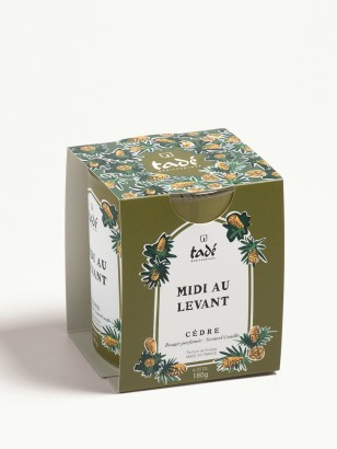 SCENTED CEDAR CANDLE · Noon...