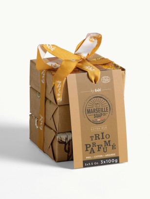 MARSEILLE FRAGRANCE TRIO · Honey, Cotton & Almond