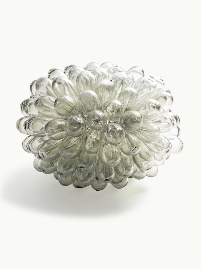 Cluster lamp blown glass - Gray size M | Tadé