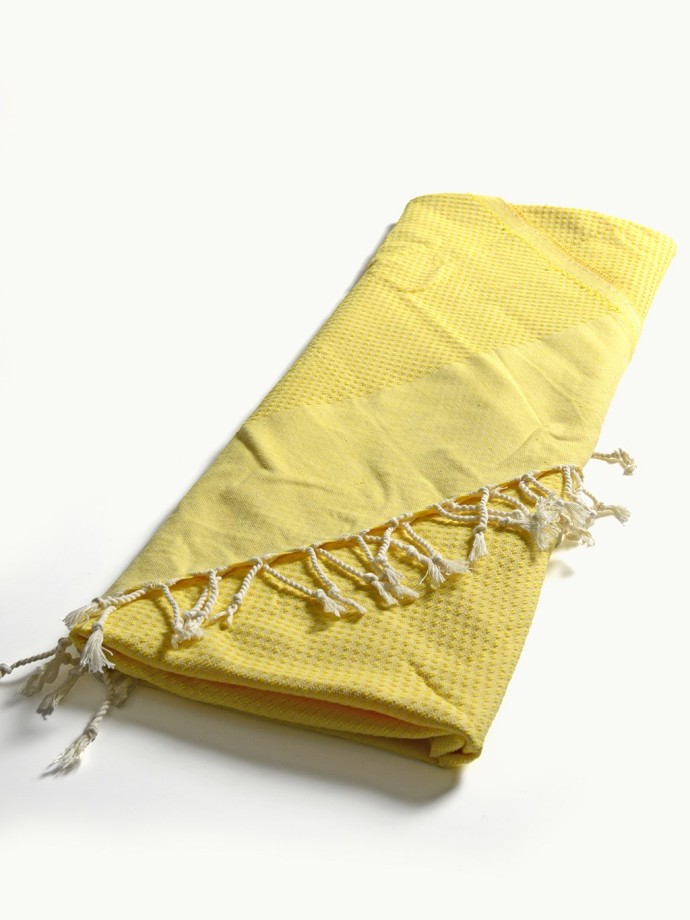 HAMMAM TOWEL YELLOW · Organic Cotton