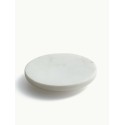 PORTE SAVON ROND · Marbre blanc
