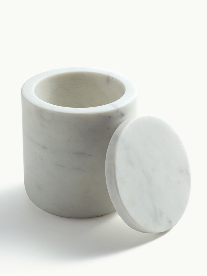 COTTON BOX · White marble