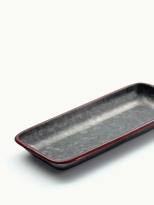 BLACK & RED BATHROOM SHELF ·