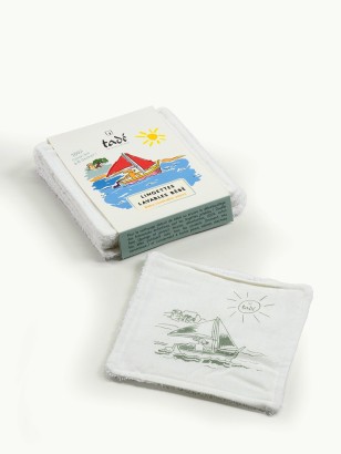 Reusable Baby Wipes in Organic Cotton - Pack of 6