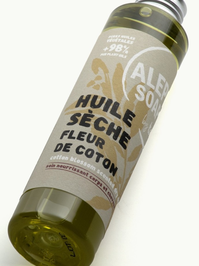 Huile sèche soin naturel 150ml – Fleur de Coton | Tadé