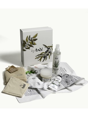 COFFRET FÊTE DES MÈRES · Bandana blanc