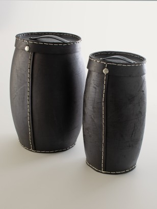 2 PANIERS GIGOGNES À COUVERCLES · Pneu recyclé