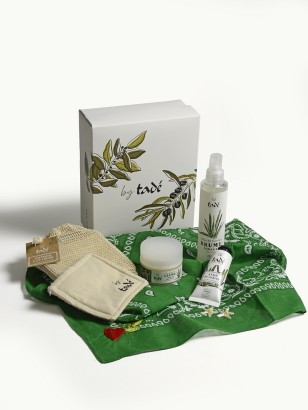 COFFRET FÊTE DES MÈRES · Bandana vert