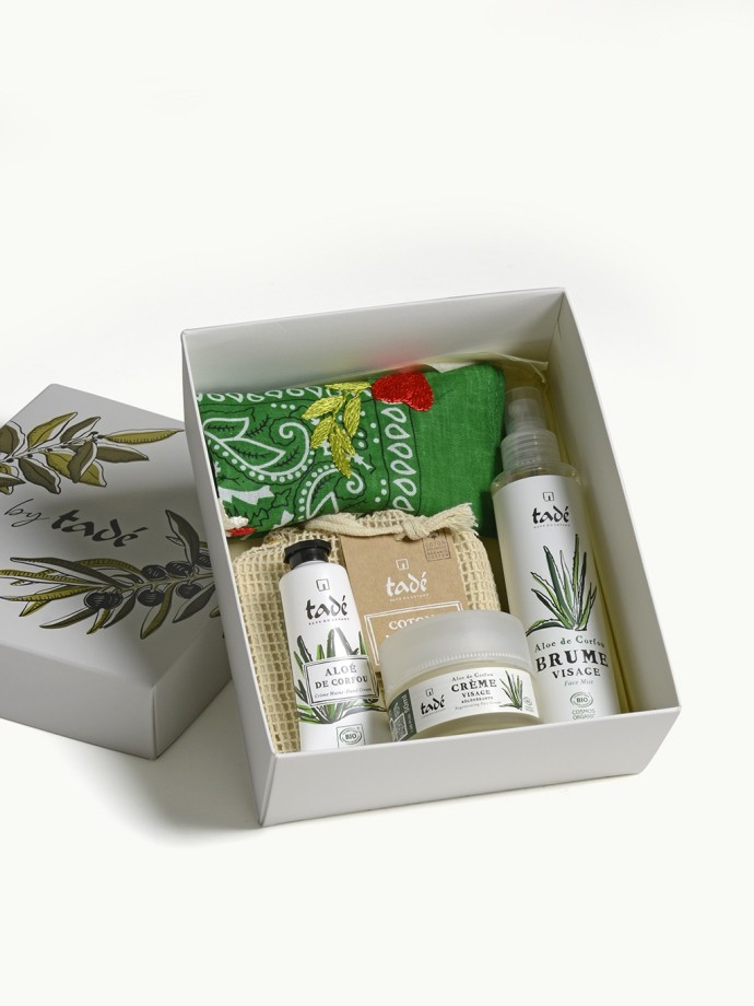 COFFRET FÊTE DES MÈRES · Bandana vert