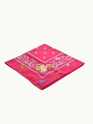 BANDANA BRODÉ  · Rose