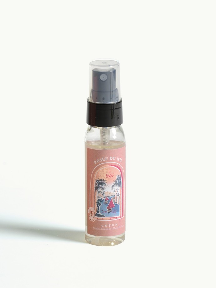 Spray Voyage Coton – Parfum d’intérieur Rosee du Nil | Tadé
