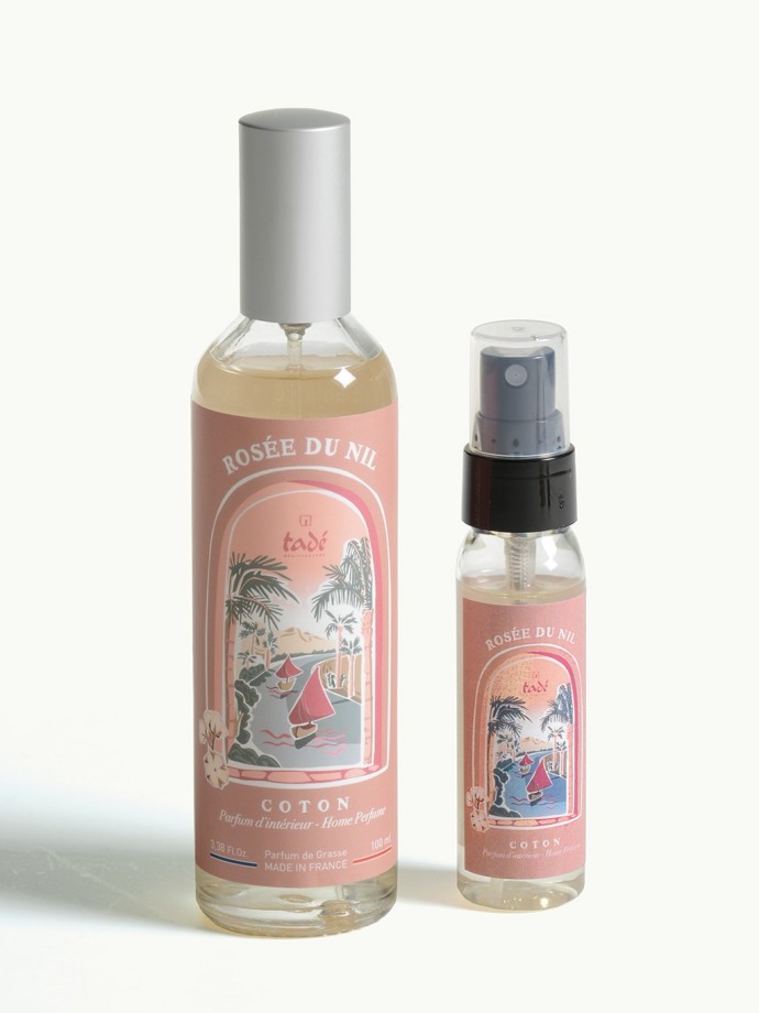 Spray Voyage Coton – Parfum d’intérieur Rosee du Nil | Tadé