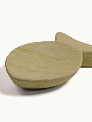 FISH PLATE · Sand marble