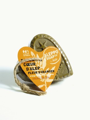 Savon d’Alep Cœur Fleur de d’Oranger– Naturel & Artisanal