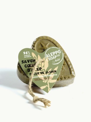 Savon d’Alep Cœur Fleur de Jasmin– Naturel & Artisanal
