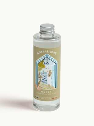 Recharge diffuseur tadé parfum Mistral Iodé · 200ml · Embruns marins, fabriquée en France