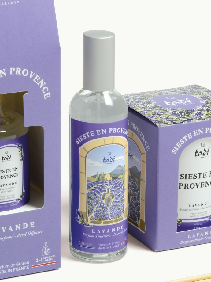 Tadé Lavender Home Fragrance · Provence Siesta · 100ml · Reusable bottle, made in France